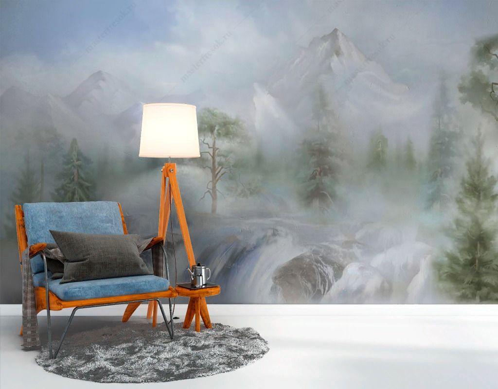 Фотообои Горные ручьи  13-524