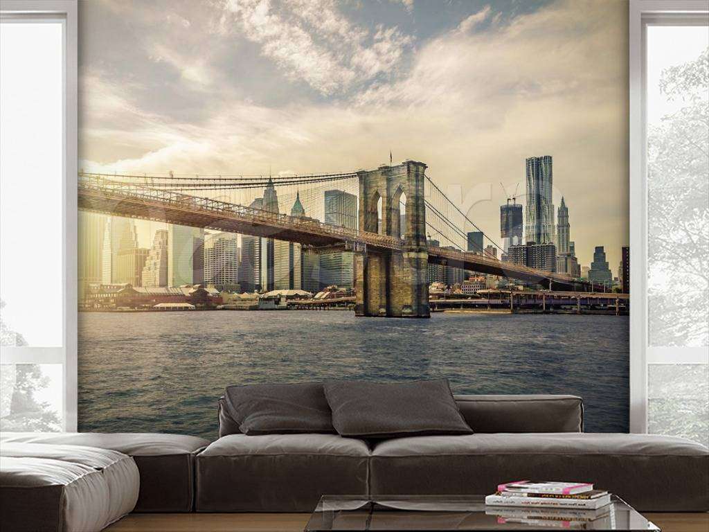 Фотообои Туманное утро в Нью Йорке  9-841