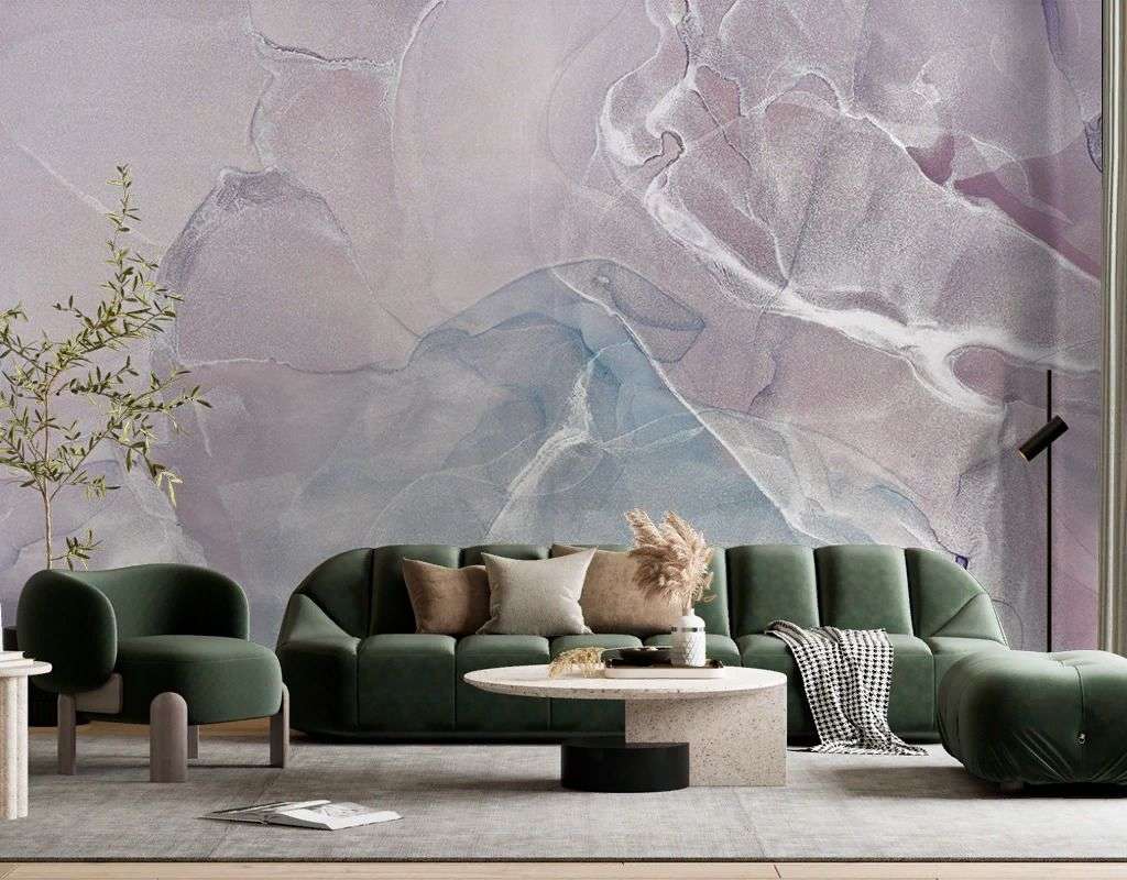 Фотообои в интерьере флюид арт лед  9-2039 фото