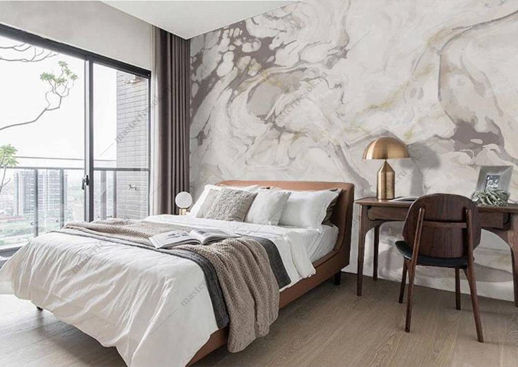 Фотообои Золотой мрамор  16-141