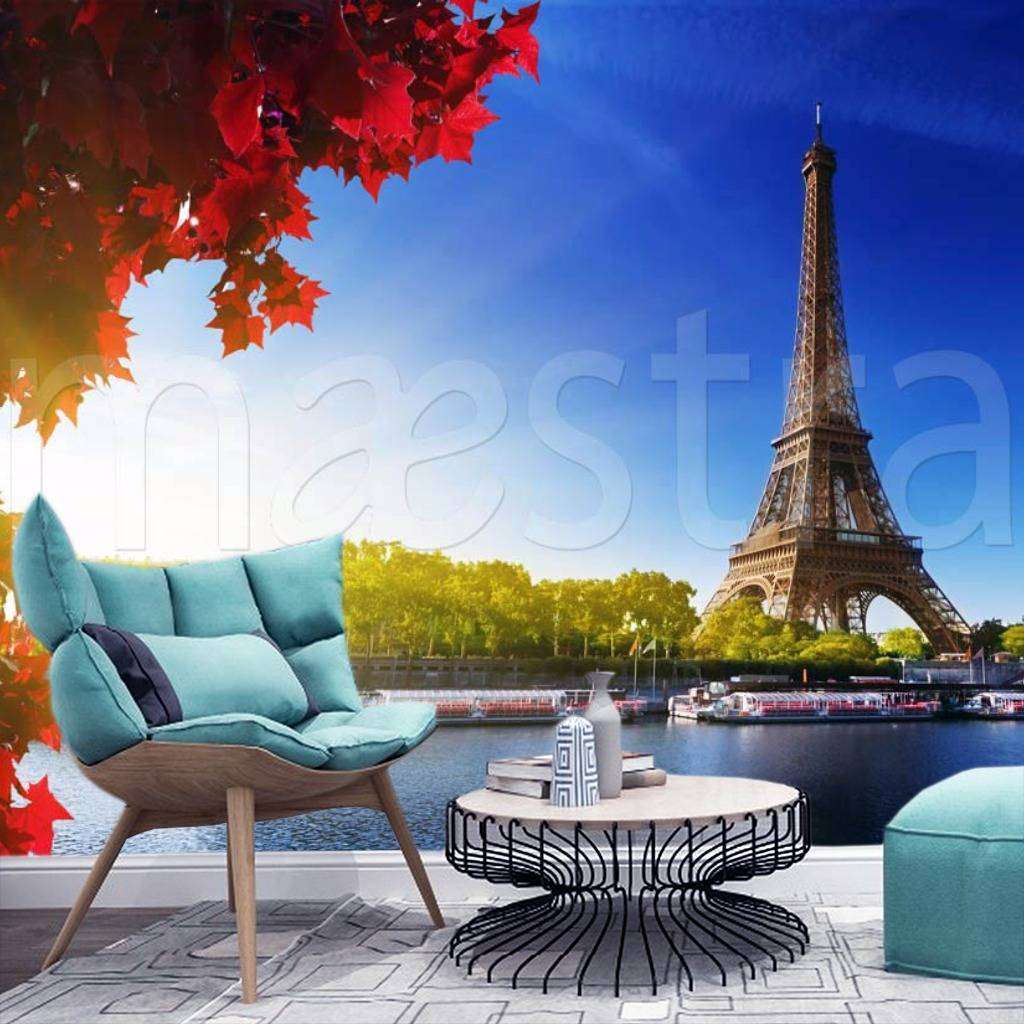 Фотообои Бесшовные обои на стену:  Улочки Парижа. Артикул: 4-198  