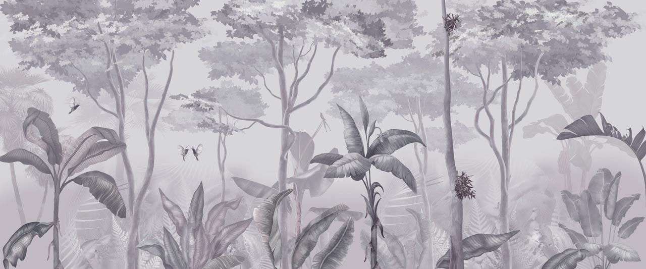 Фотообои в интерьере тропики лес  13-449 фото