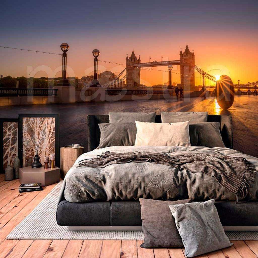 Фотообои в интерьере лондон романтичный  9-573 фото