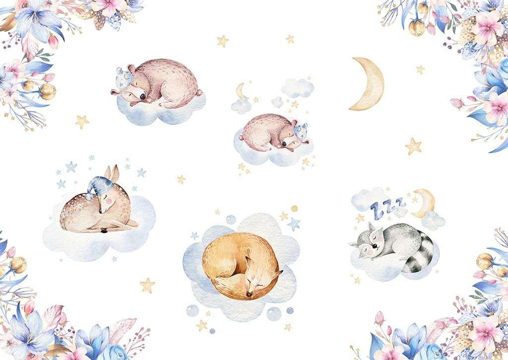 Фотообои в интерьере спящие животные  14-069 фото