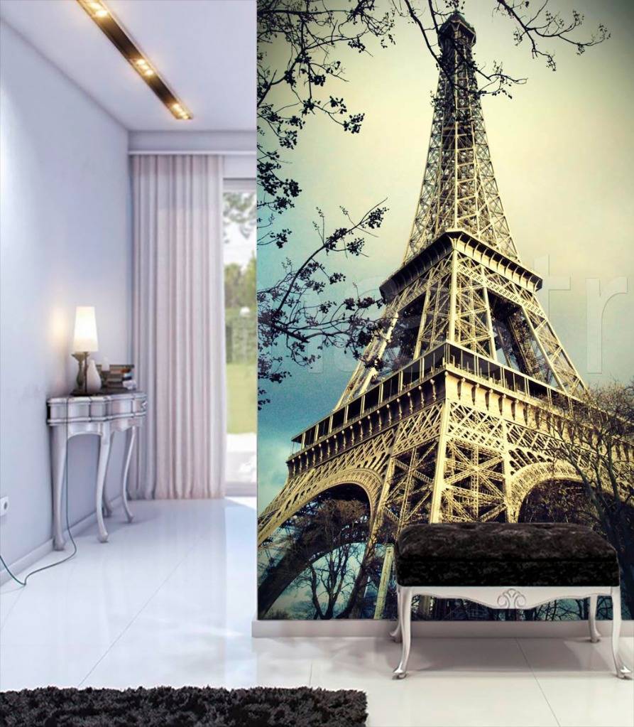 Фотообои Эйфелева башня вид снизу  2-082