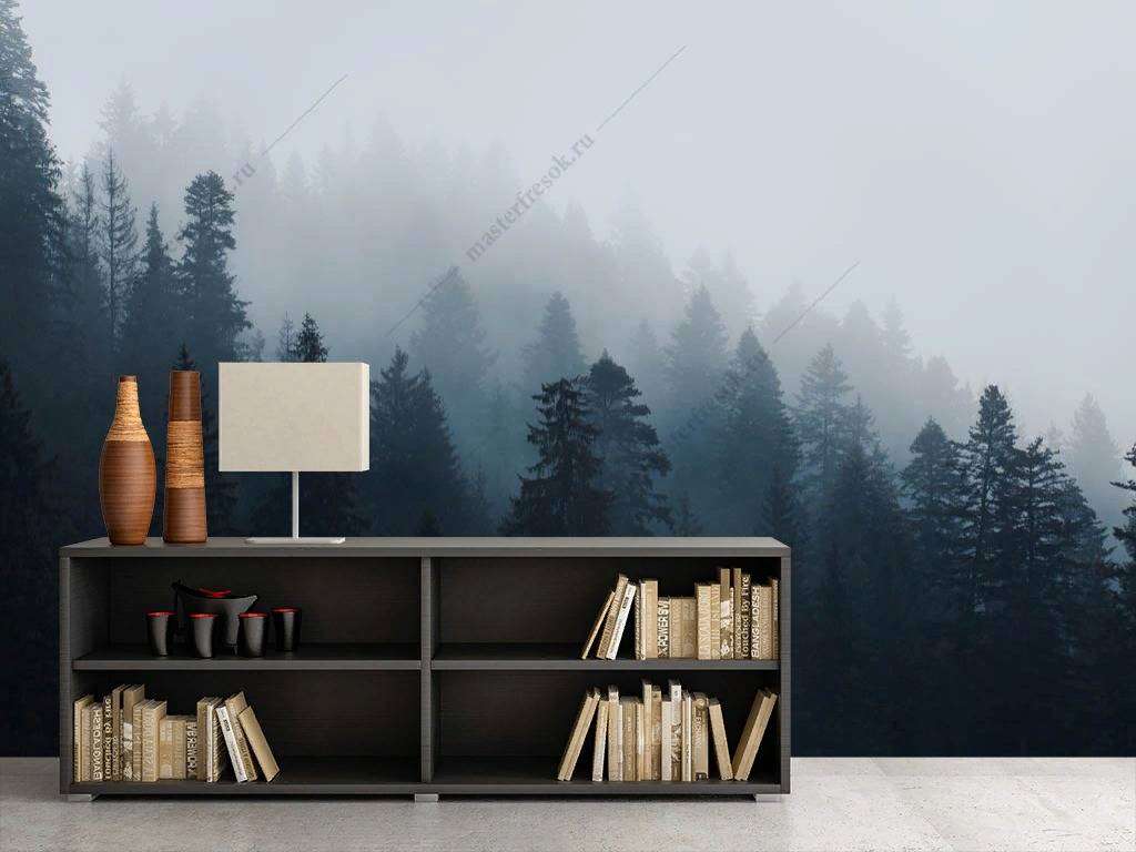 Фотообои в интерьере туманные пейзажи  9-1161 фото