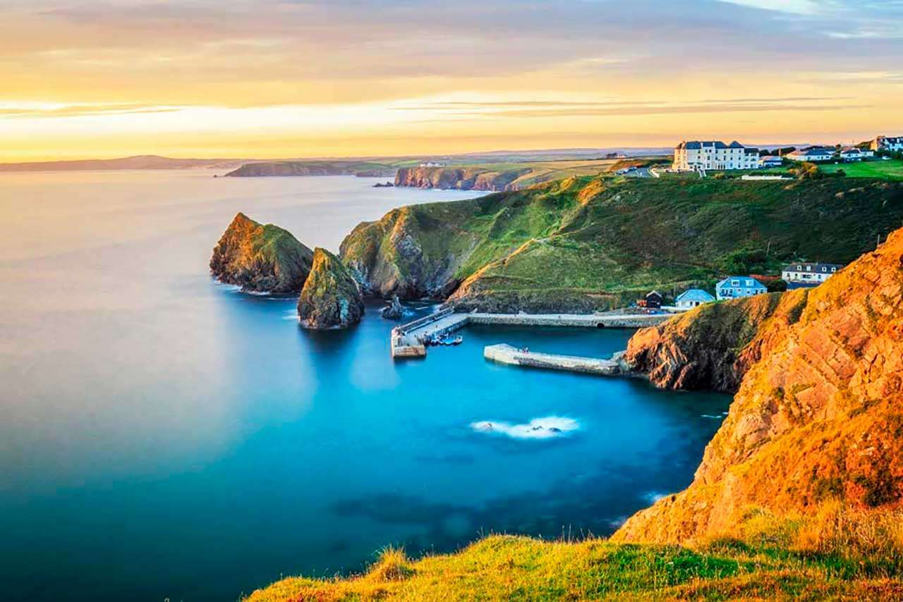 Фотообои в интерьере побережье англии  9-617 фото