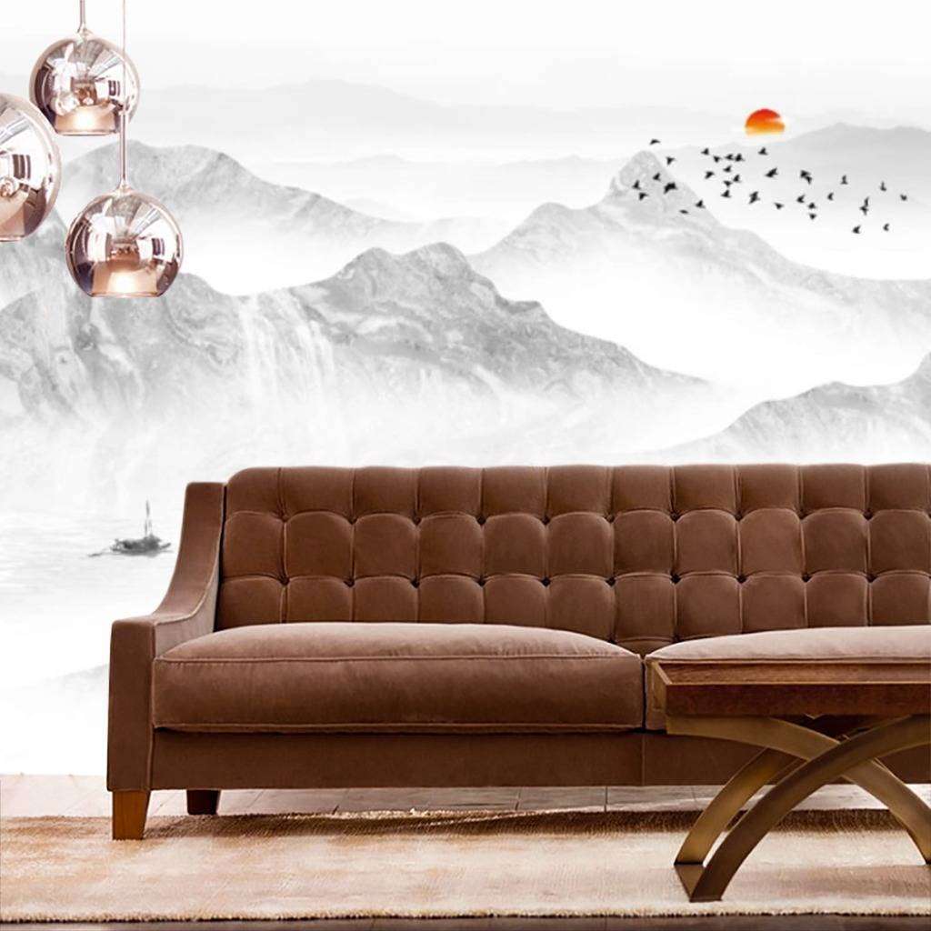 Фотообои Бесшовные обои на стену:  Серые горы. Артикул: 15-663  