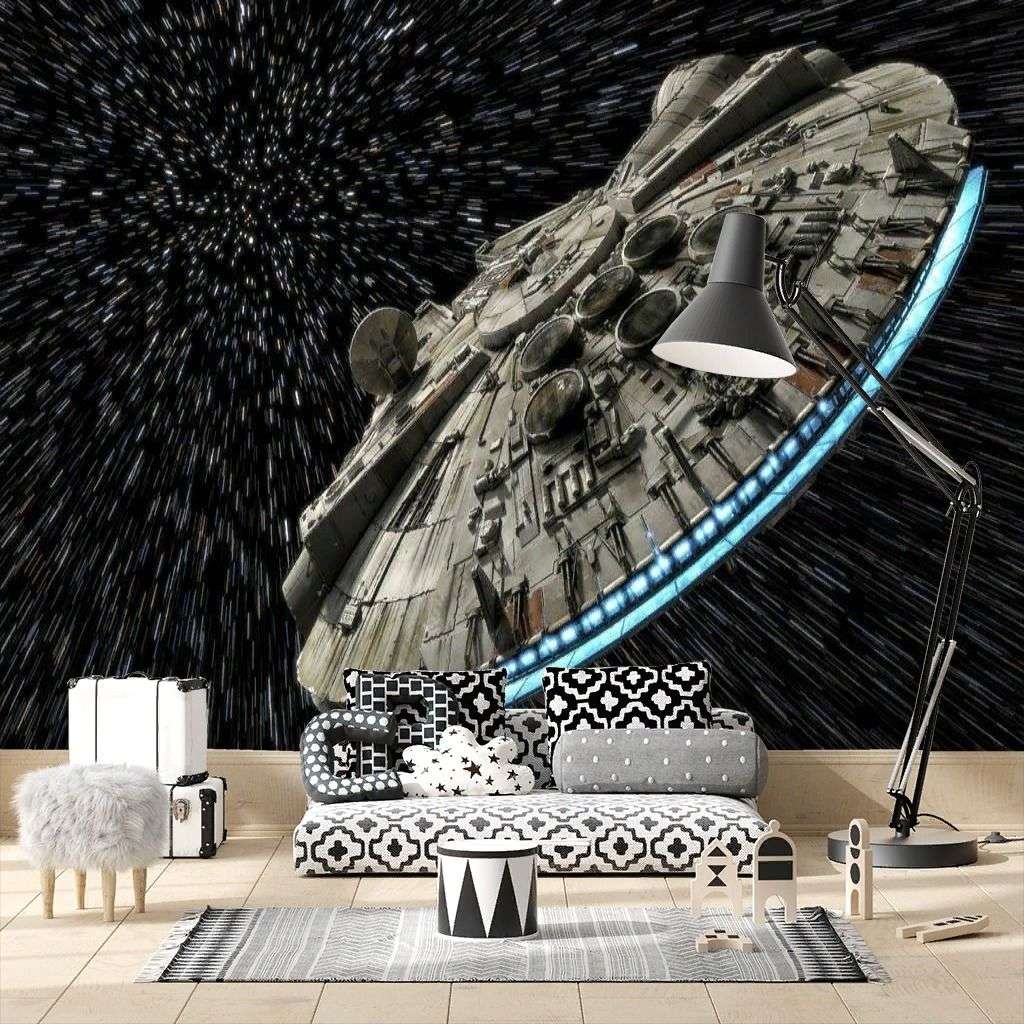 Фотообои в интерьере тысячелетний сокол  12-1216 фото