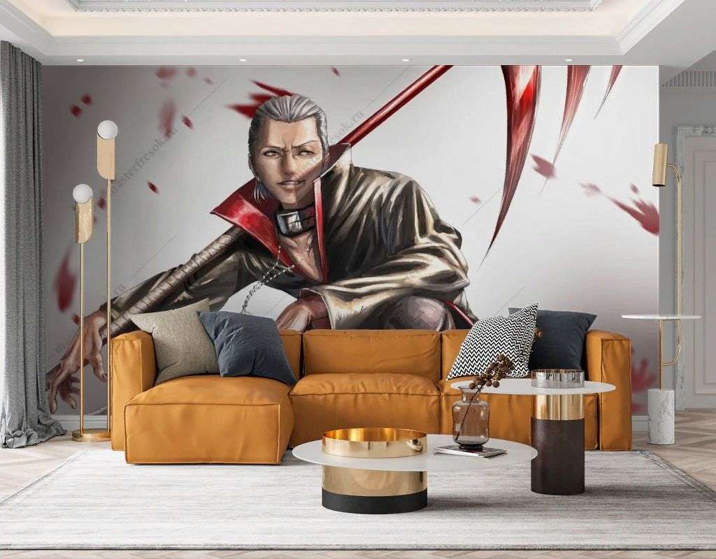 Фотообои в интерьере хидан из наруто  12-1346 фото