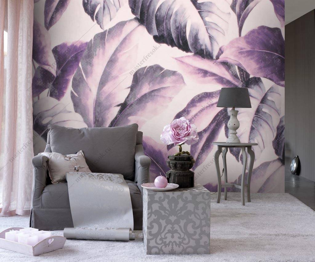 Фотообои Листья узор  9-1278