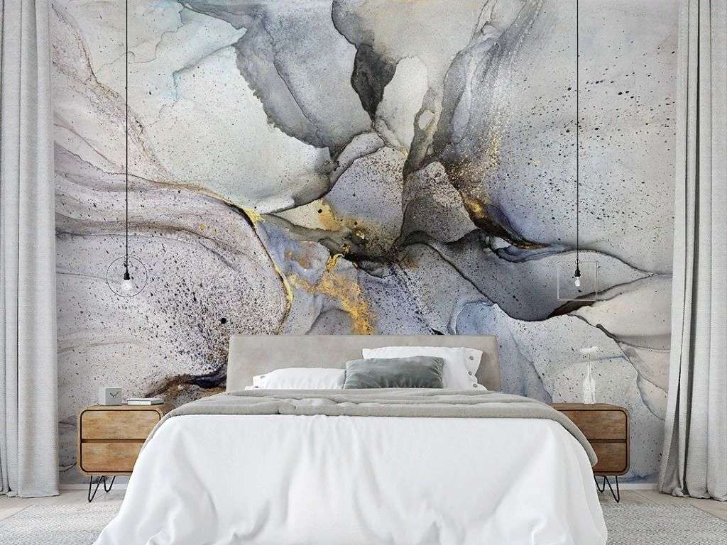 Фотообои в интерьере fluid art 7  9-1943 фото