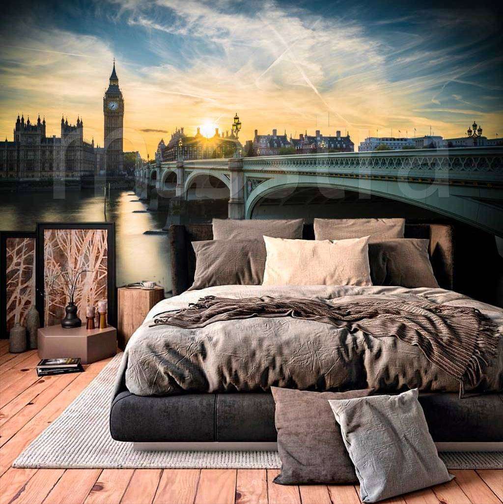 Фотообои в интерьере биг бен колоритный  9-556 фото