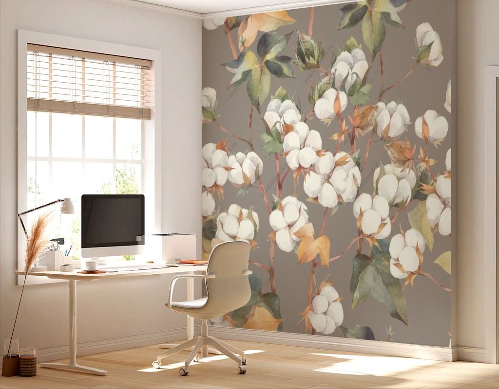 Фотообои Цветок хлопка  9-1520