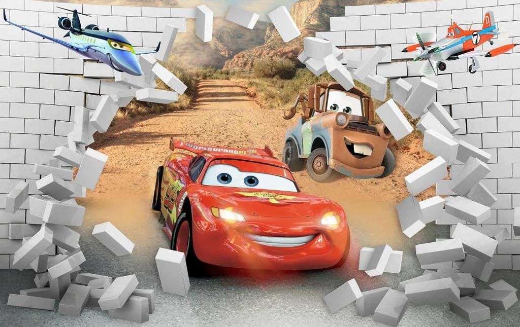 Фотообои в интерьере молния маккуин  12-1158 фото