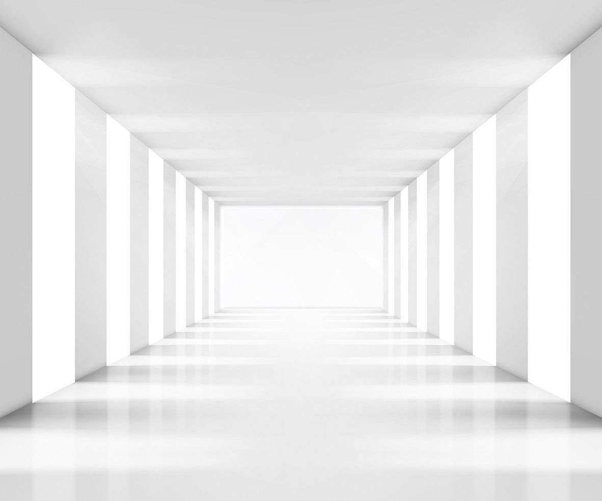 Фотообои в интерьере тоннель световой  10-982 фото