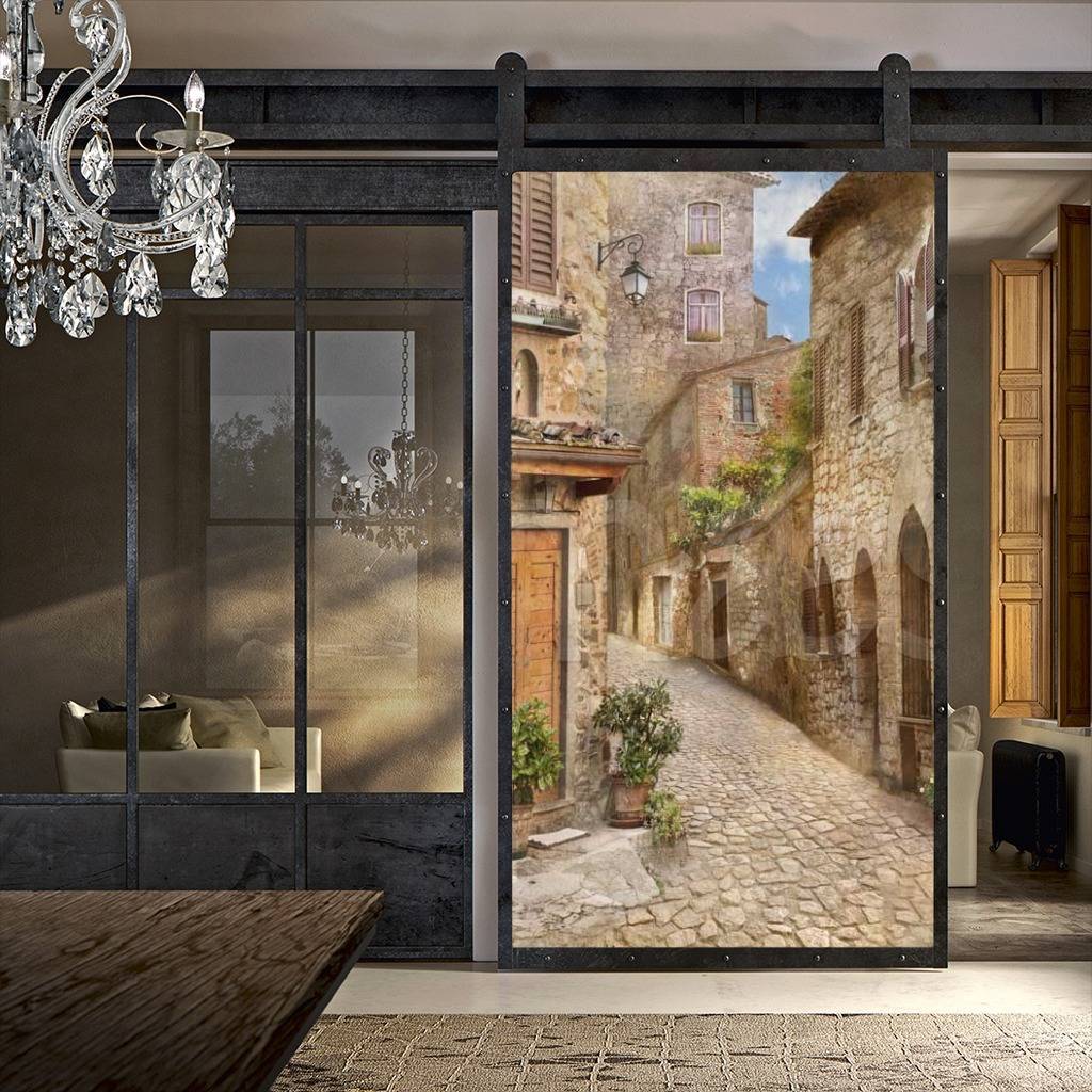 Фотообои Старинная улочка с фонарем  11-186