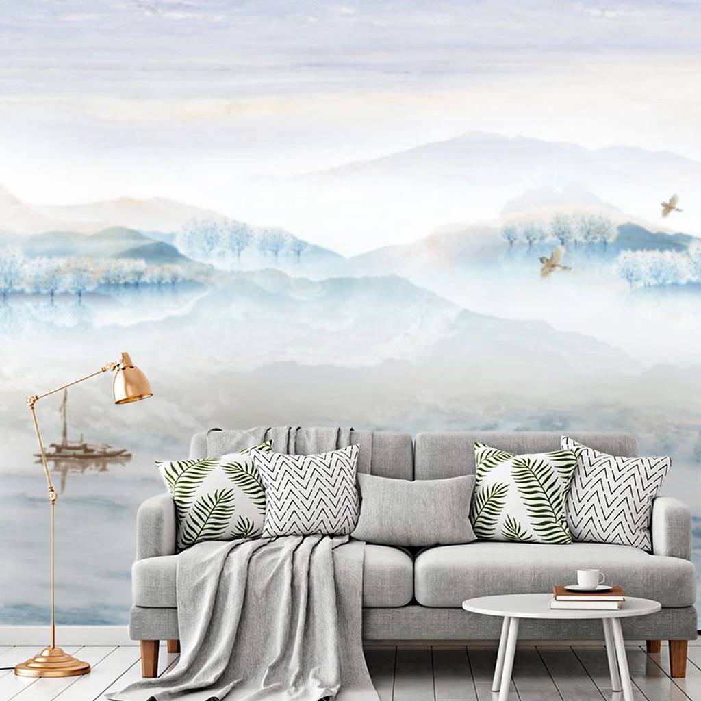 Фотообои Туман на озере  15-670