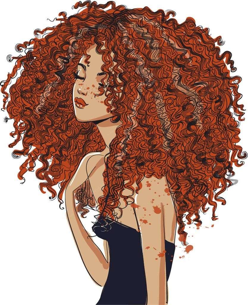 Фотообои в интерьере кудряшка  12-633 фото