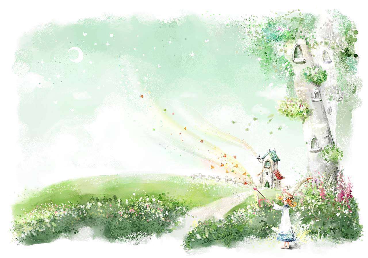 Фотообои в интерьере волшебник  12-287 фото