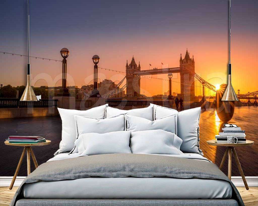 Фотообои в интерьере лондон романтичный  9-573 фото