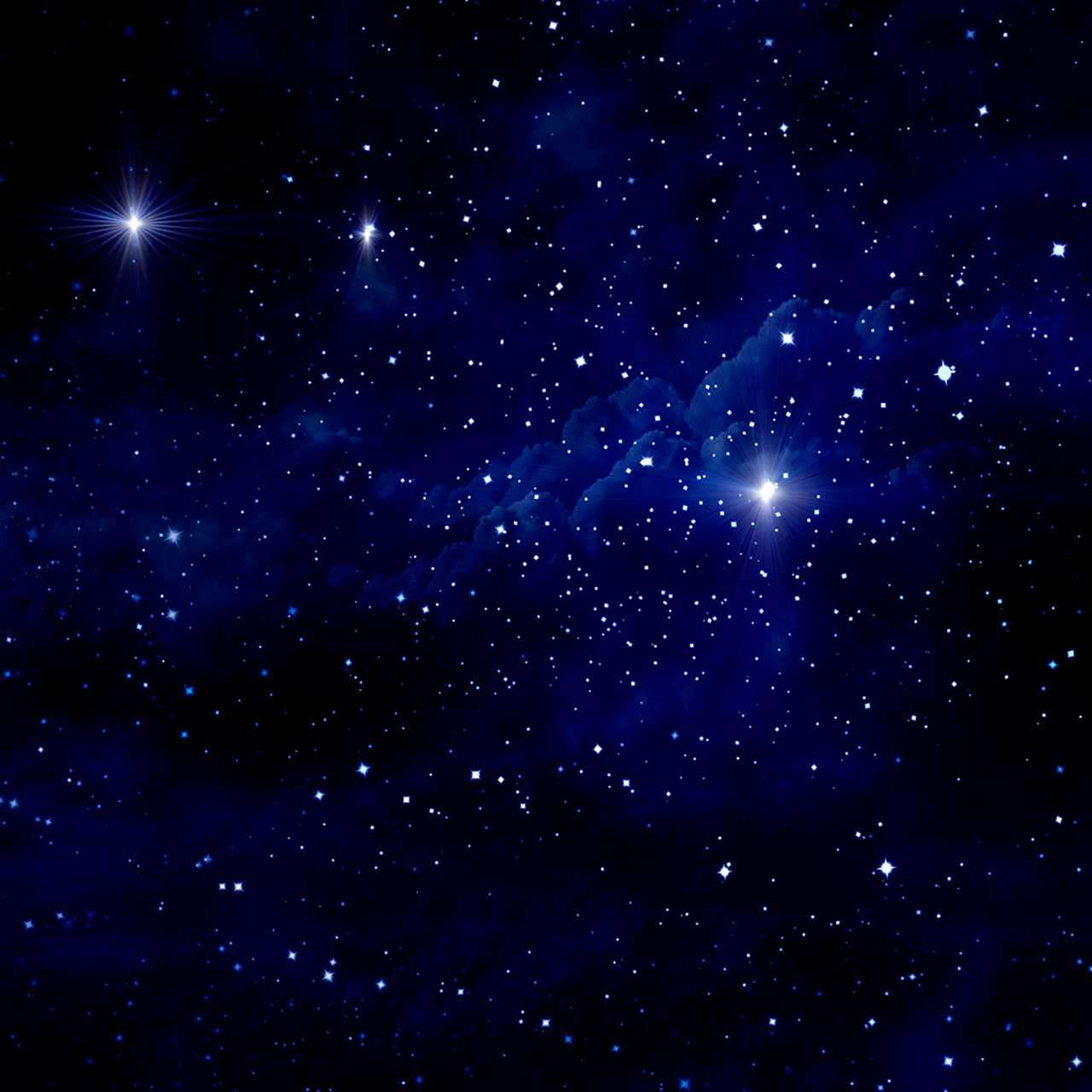 Фотообои в интерьере звездное небо с мерцанием  9-323 фото