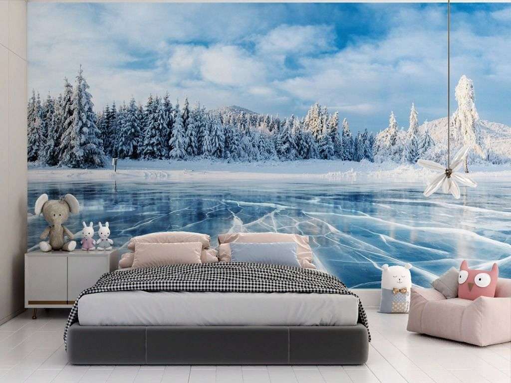 Фотообои в интерьере лед байкала  9-1970 фото