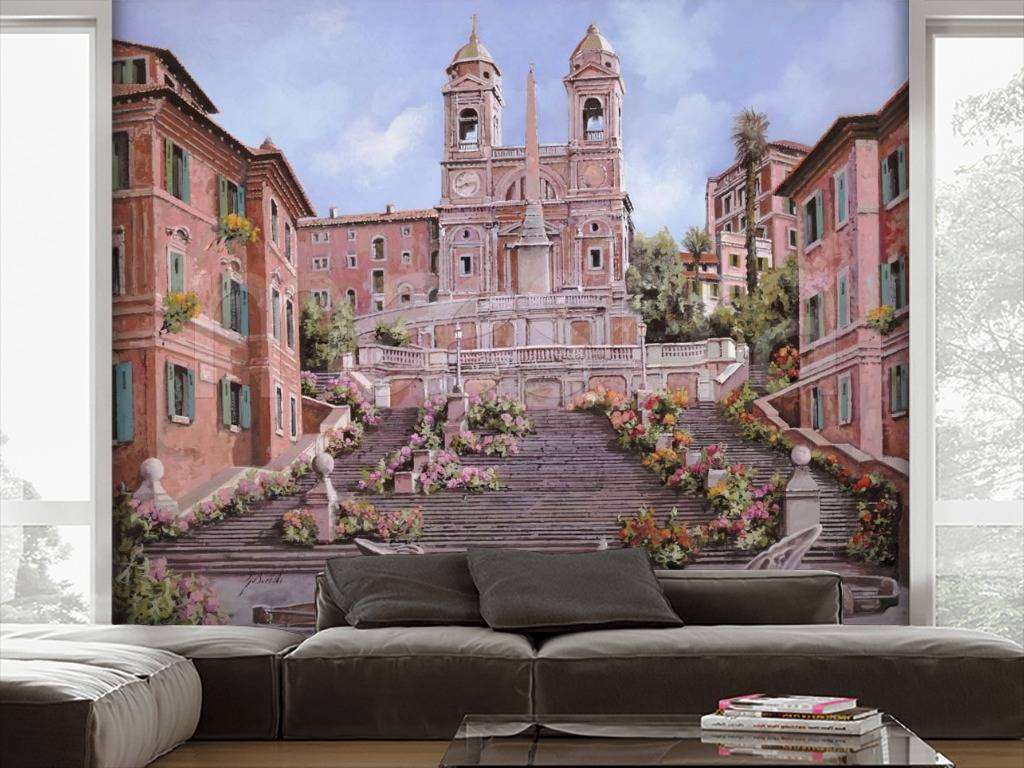 Фотообои Летняя прогулка в Риме  8-028