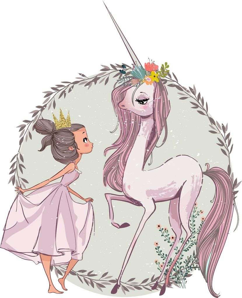 Фотообои в интерьере единорог  12-806 фото