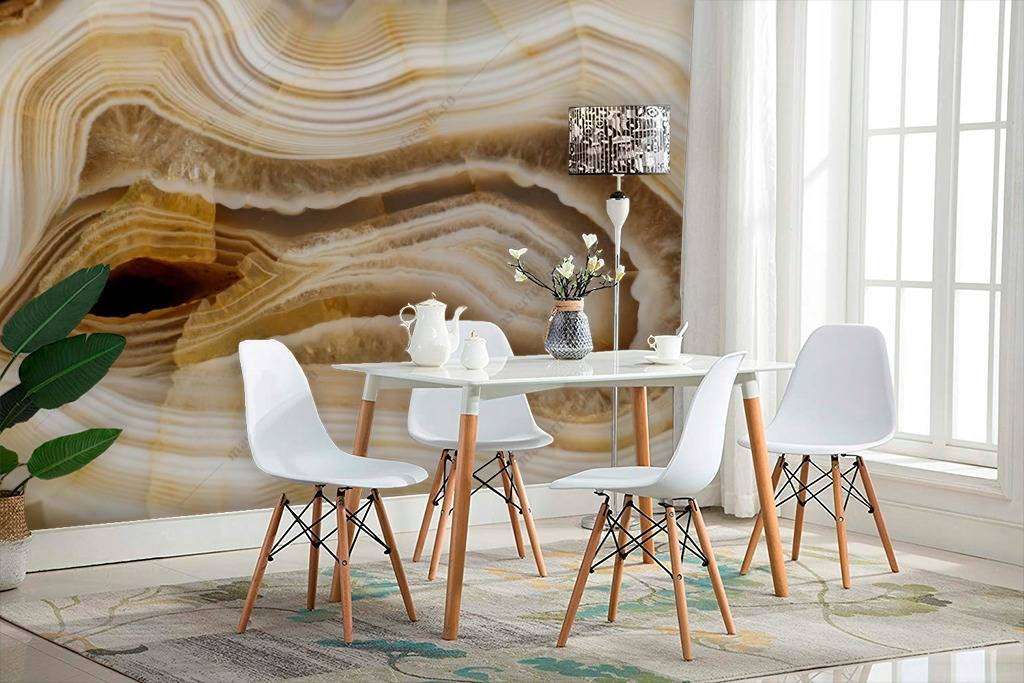 Фотообои в интерьере срез камня текстура  9-1065 фото