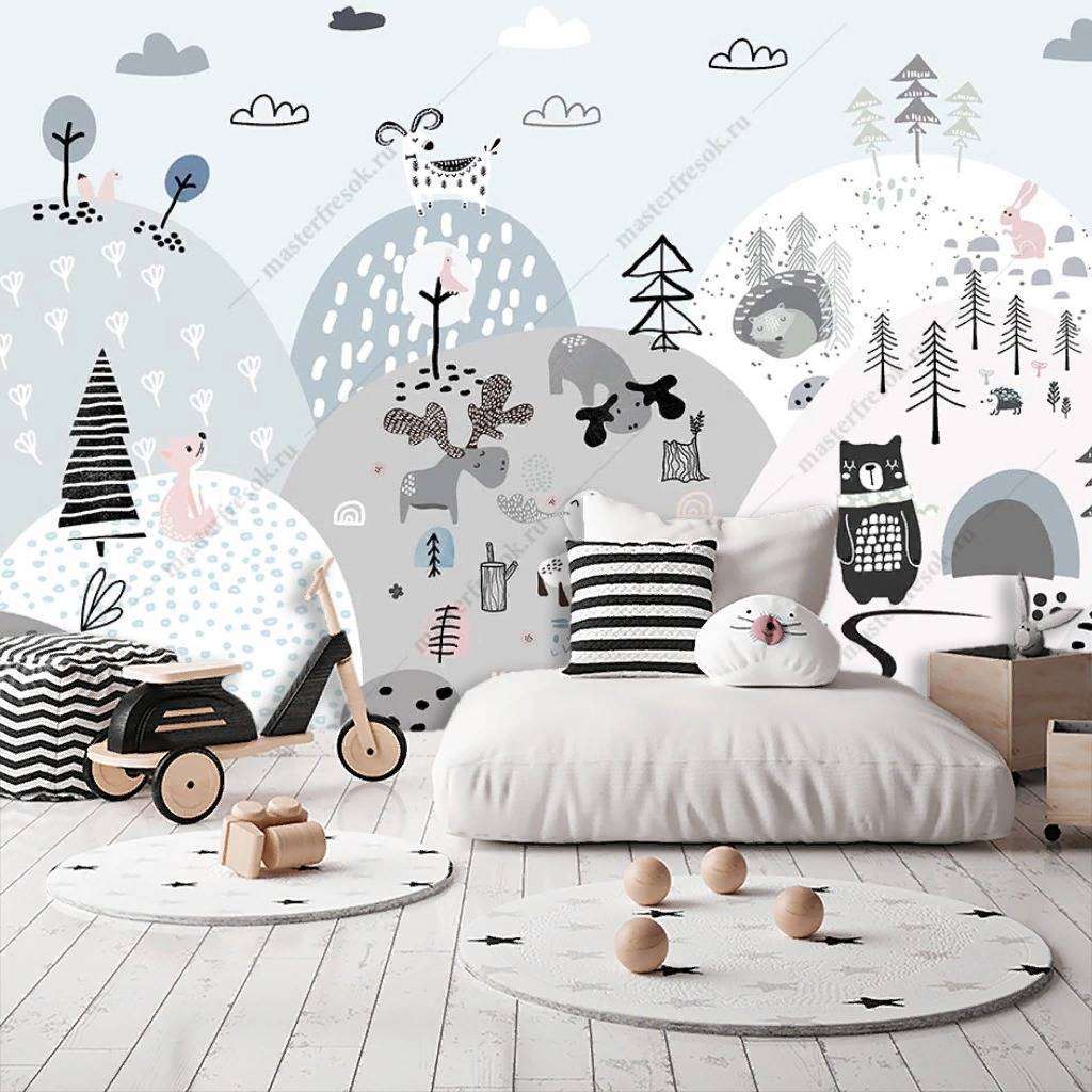 Фотообои в интерьере сказочный город  14-191 фото