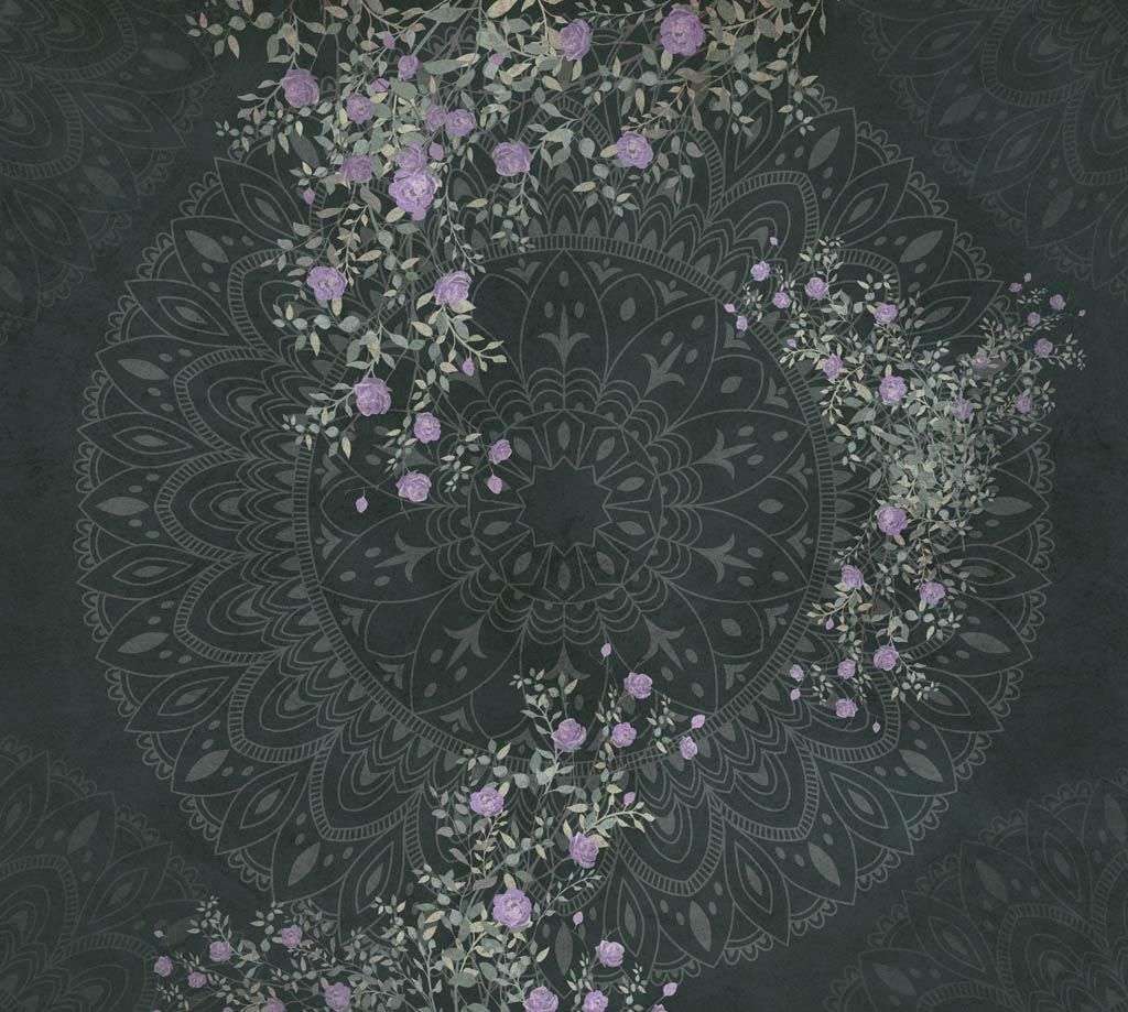 Фотообои в интерьере мандала узор  14-307 фото