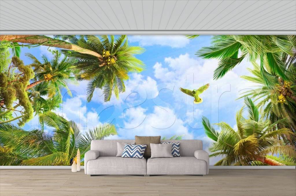 Фотообои Пальмы до небес  11-009