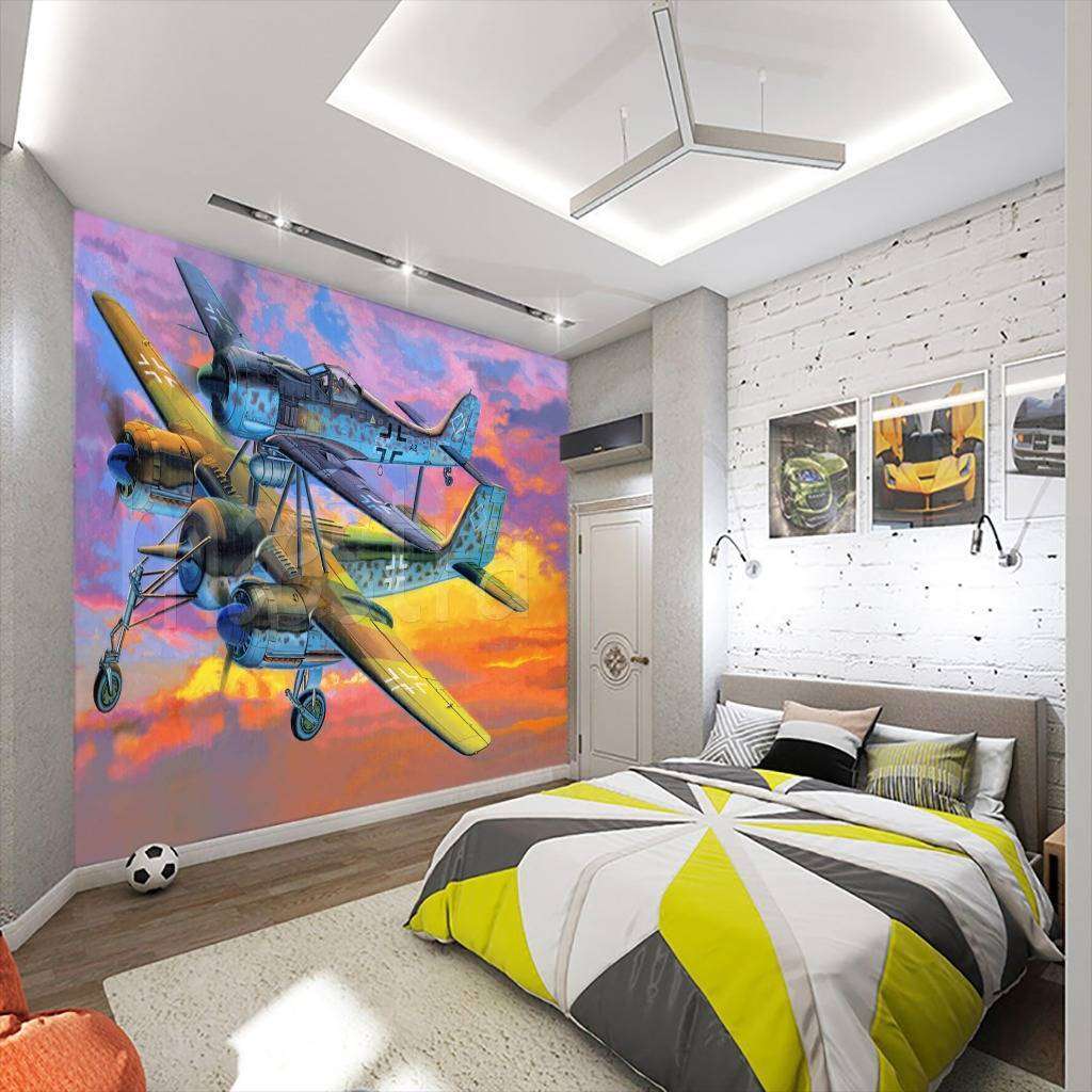 Фотообои Самолет из мультиков диснея  3-094