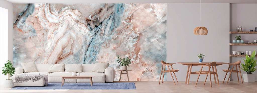 Фотообои Бесшовные обои на стену:  Бежевый мрамор. Артикул: 9-1455  