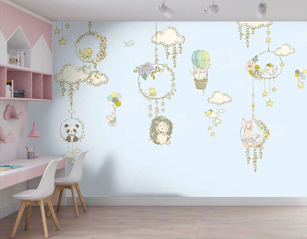 Фотообои в интерьере детские. ловец снов  12-1618 фото