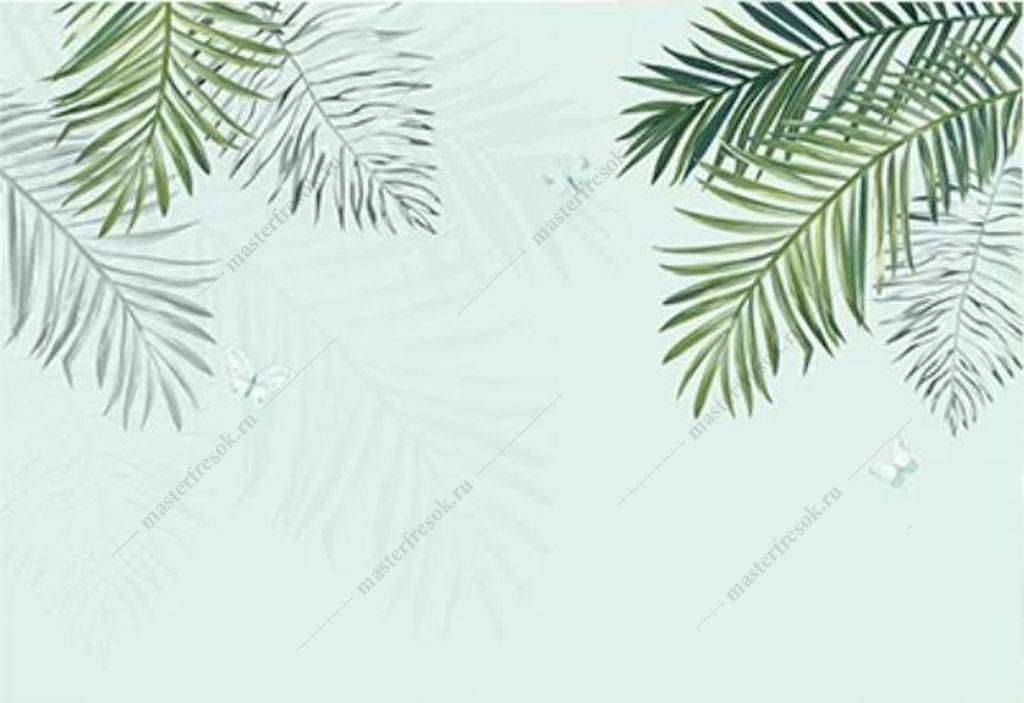 Фотообои в интерьере тропический коктейль  16-164 фото