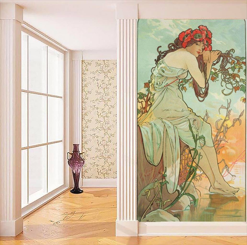 Фотообои Альфонс Мариа Муха – Времена года- Лето  8-172