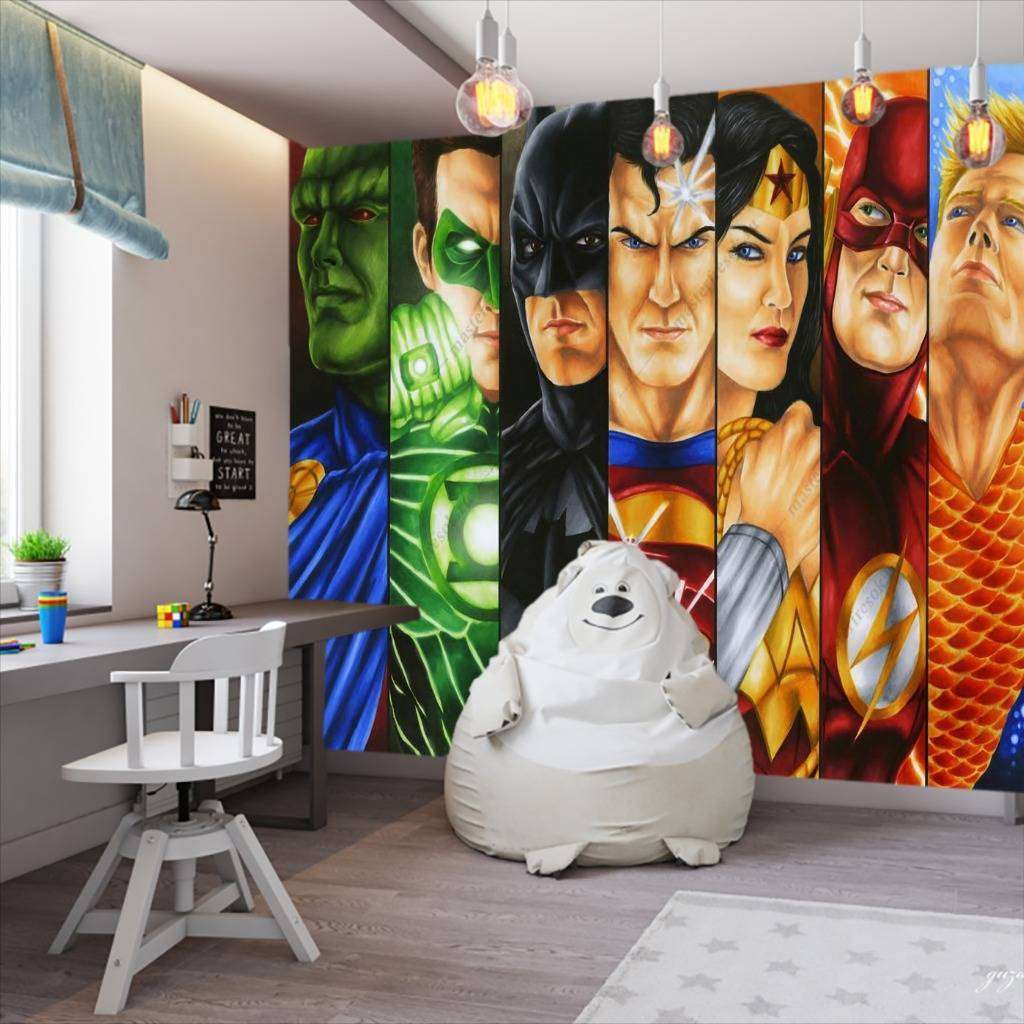 Фотообои Герои лиги справедливости  12-1044