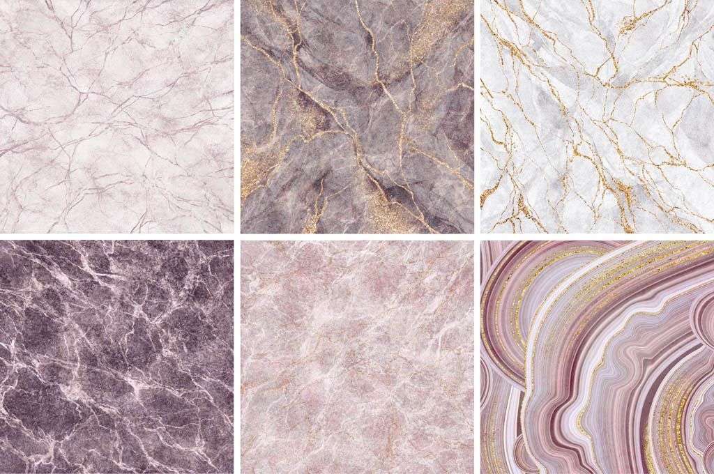 Фотообои в интерьере виды мрамора  9-1090 фото