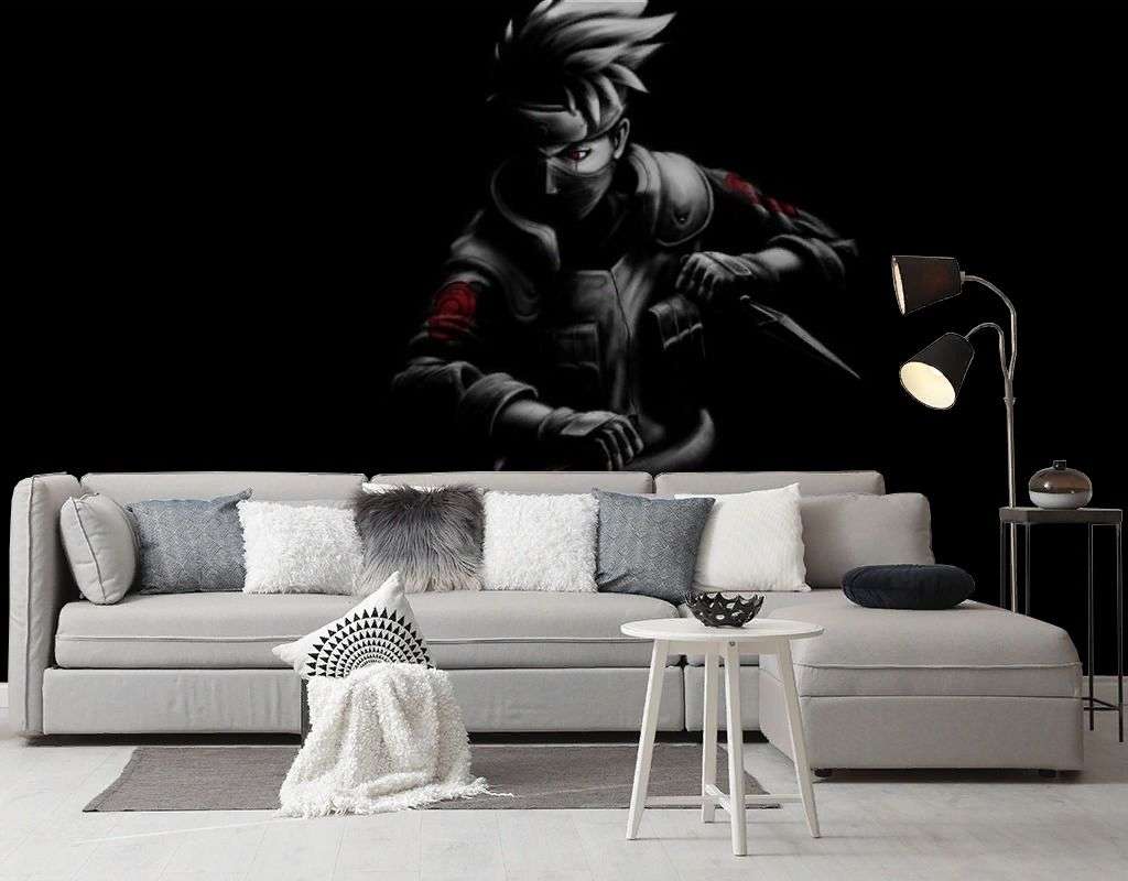 Фотообои в интерьере какаси самурай  12-1349 фото