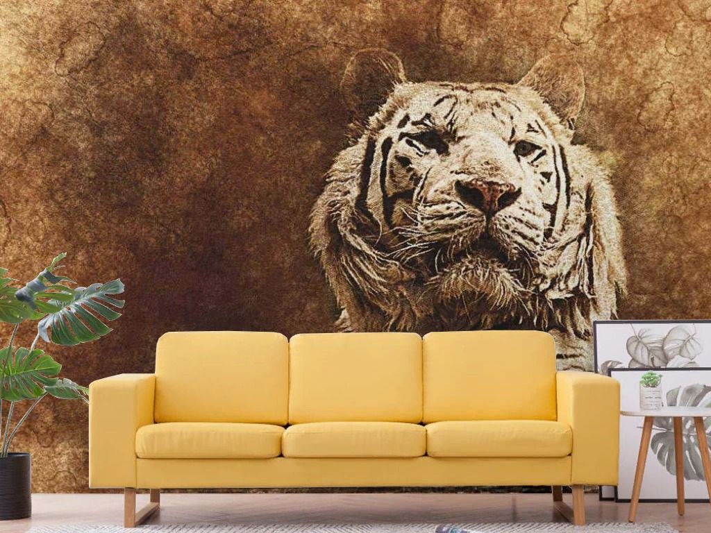 Фотообои Белый тигр  17-4336