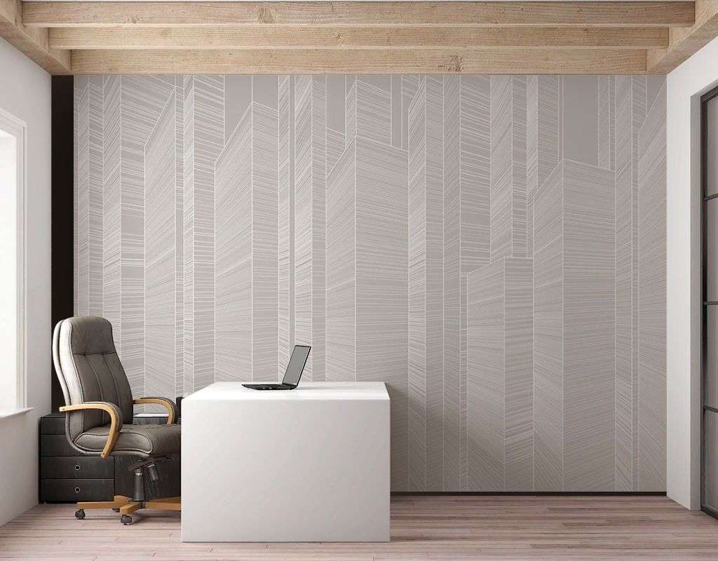 Фотообои в интерьере город линии  14-785 фото