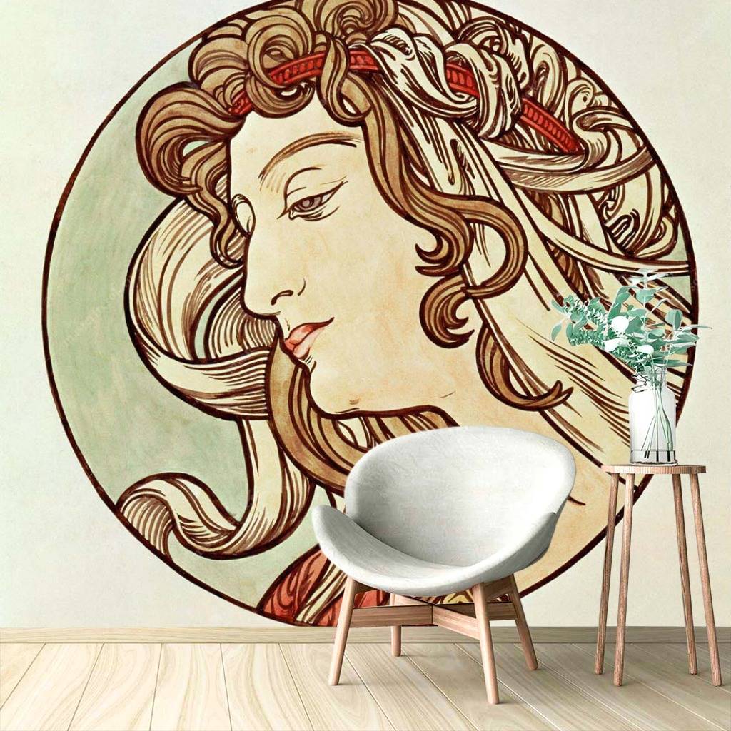 Фотообои Альфонс Мариа Муха - Лавр1  8-243