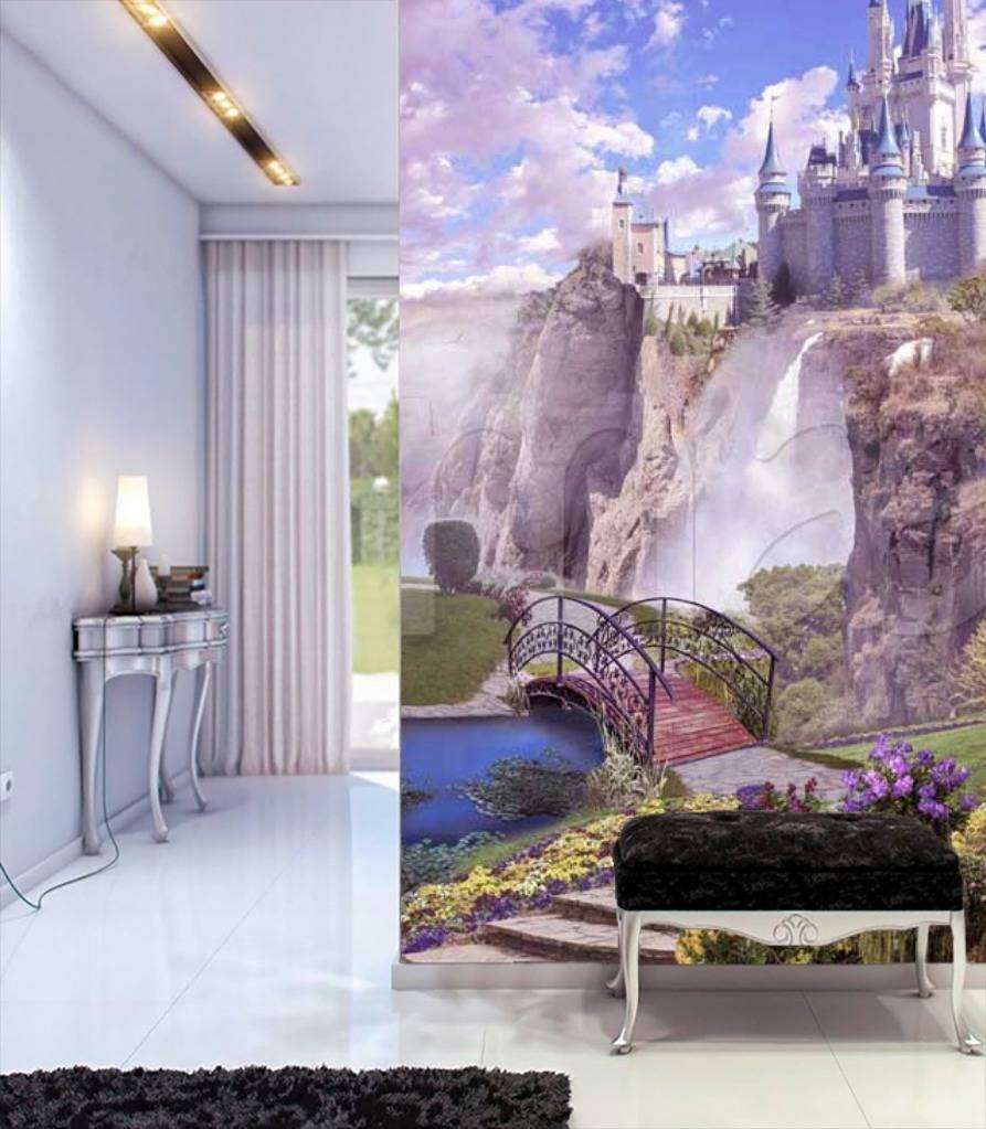 Фотообои Бесшовные обои на стену:  Вид на замок. Артикул: 7-170  