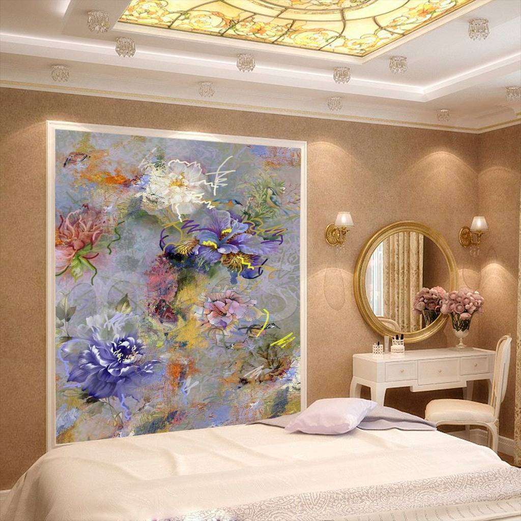 Фотообои Бесшовные обои на стену:  Натюрморт с цветами. Артикул: 7-410  