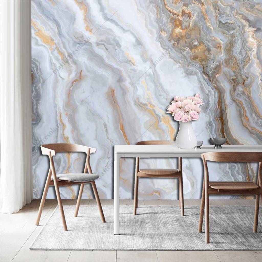 Фотообои Мрамор оникс грей  9-1081