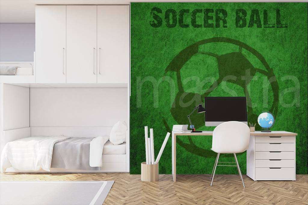 Фотообои в интерьере мяч в фоне  12-543 фото