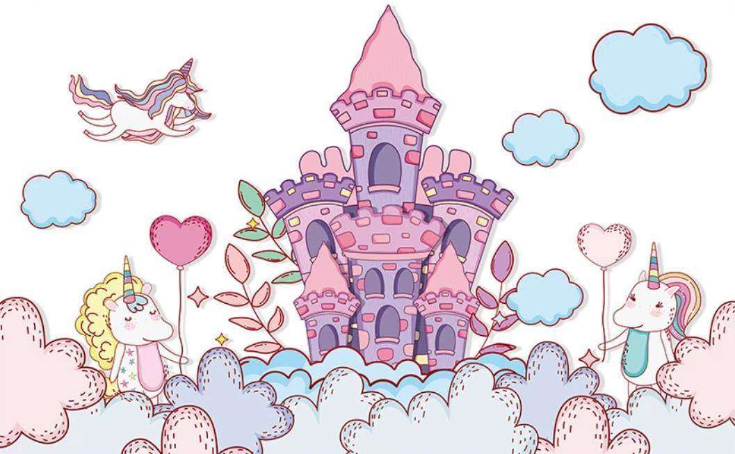 Фотообои в интерьере замок волшебный  15-342 фото