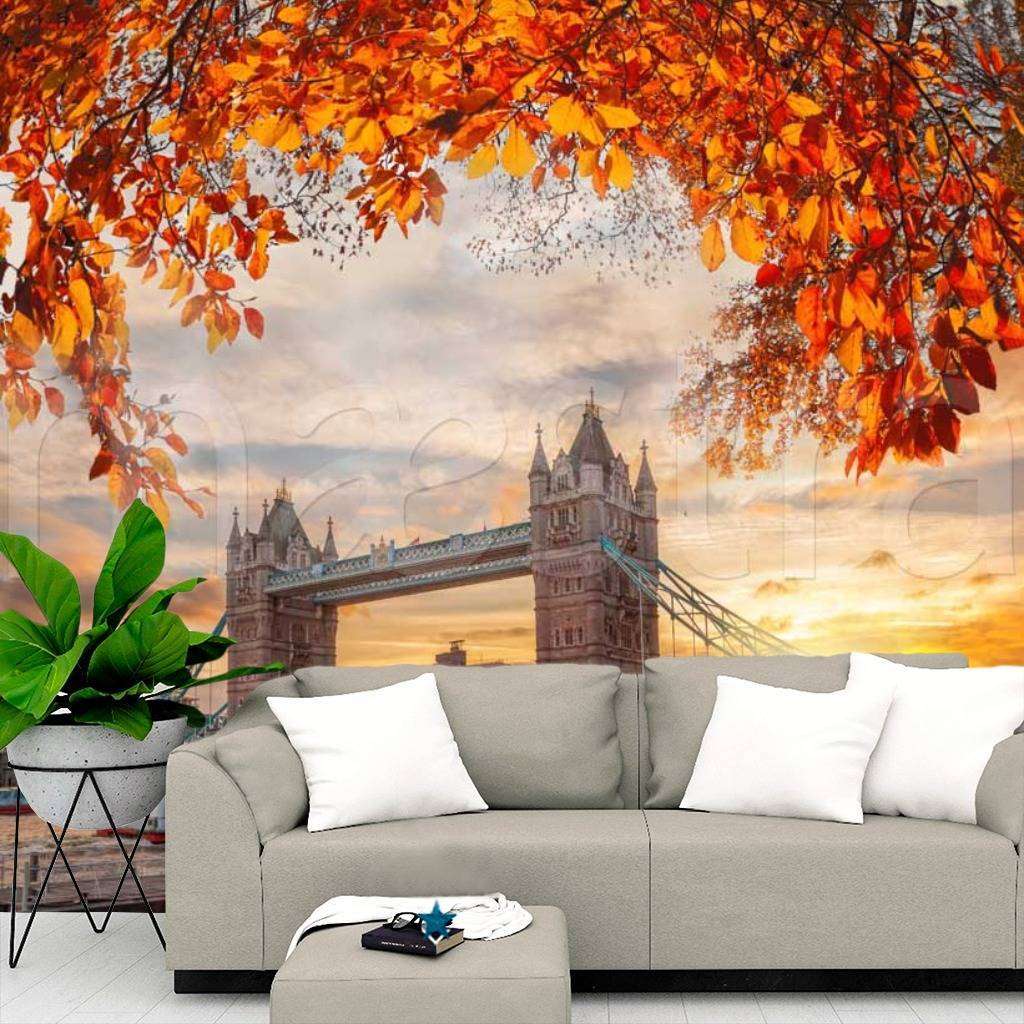 Фотообои Лондон золотой  9-575